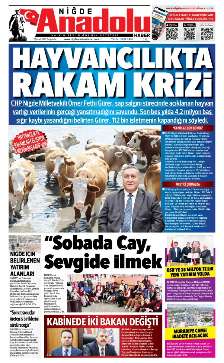  2026-02-12 Gazetesi