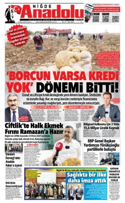 BUGÜNKÜ GAZETEMİZ