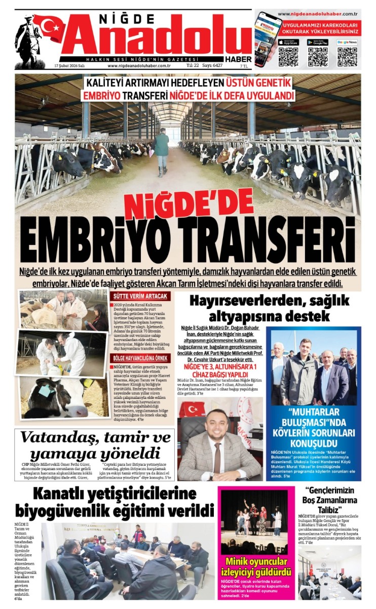  2026-02-17 Gazetesi