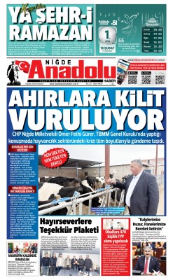 BUGÜNKÜ GAZETEMİZ