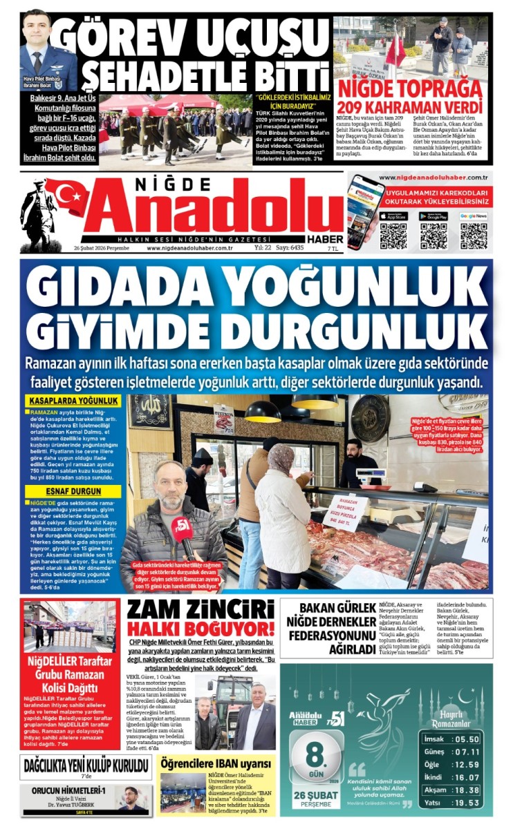  2026-02-26 Gazetesi
