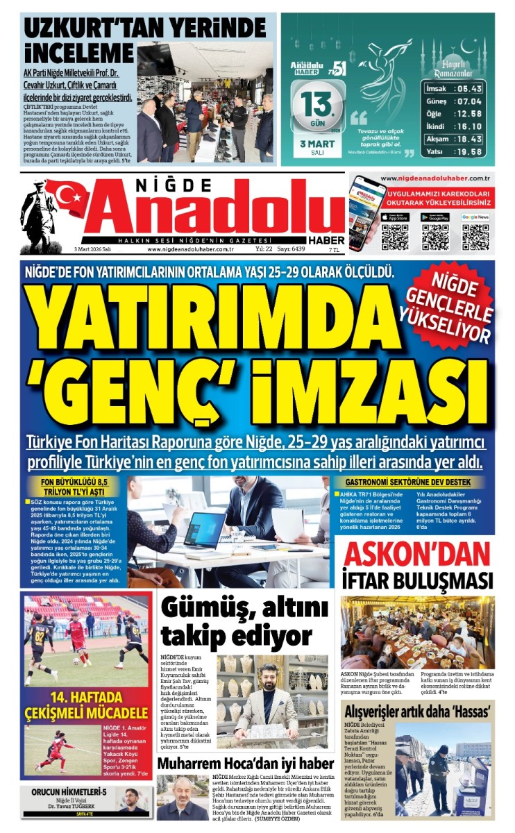  2026-03-03 Gazetesi
