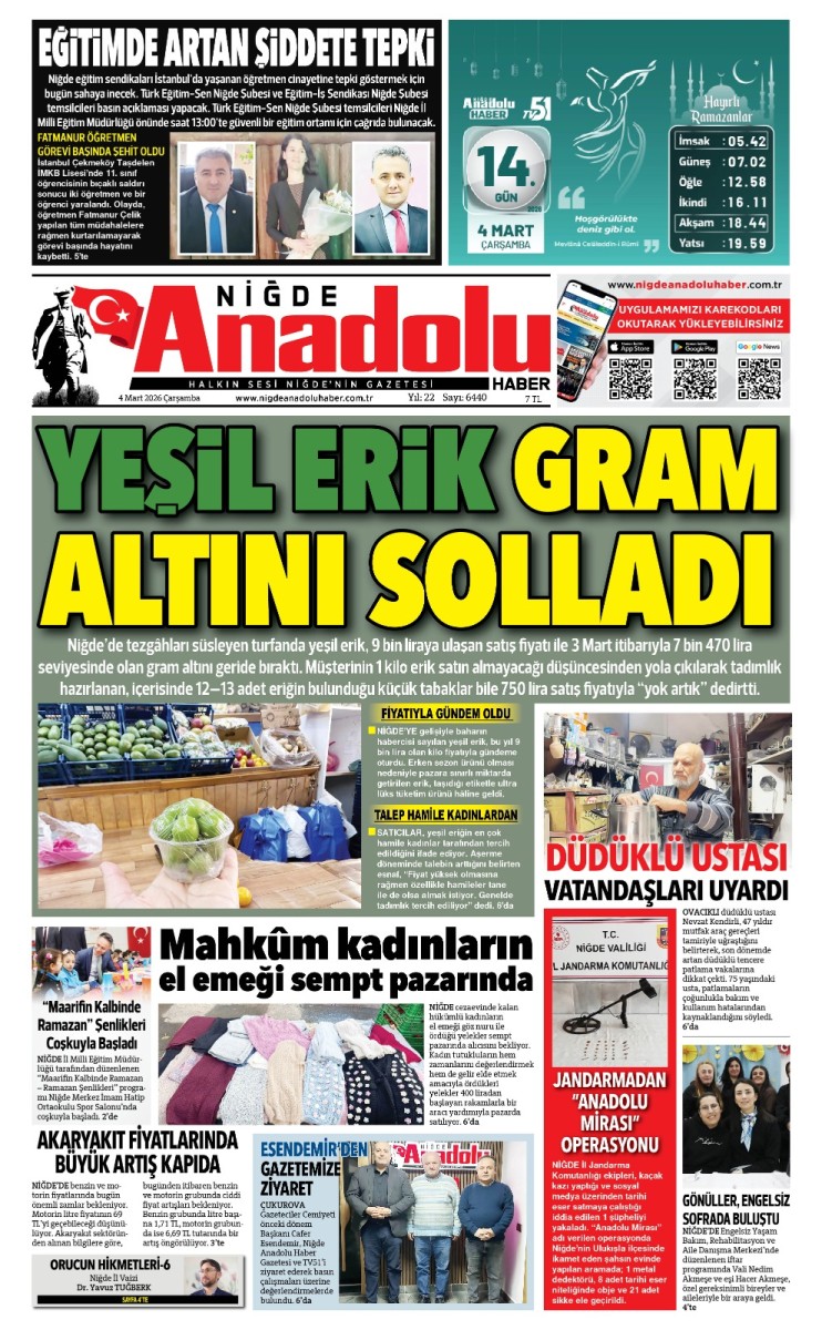  2026-03-04 Gazetesi