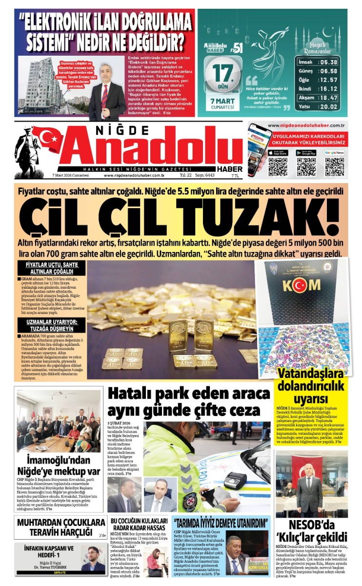  2026-03-07 Gazetesi