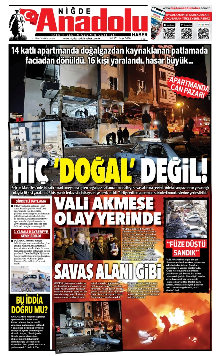  2026-03-11 Gazetesi