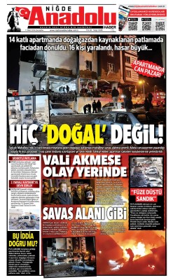 BUGÜNKÜ GAZETEMİZ