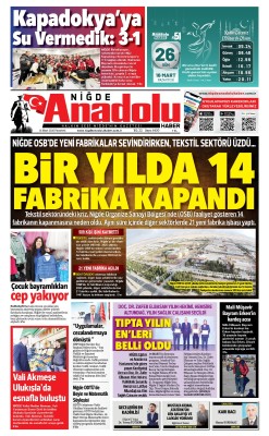 BUGÜNKÜ GAZETEMİZ