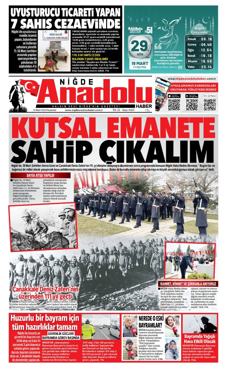  2026-03-19 Gazetesi