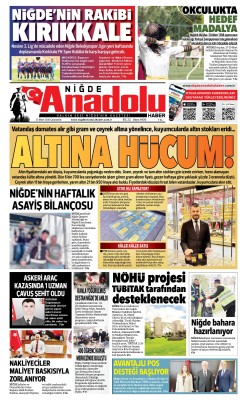 BUGÜNKÜ GAZETEMİZ