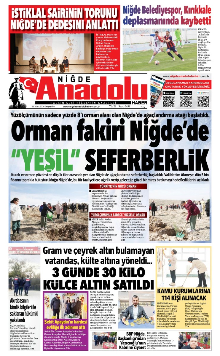  2026-03-26 Gazetesi