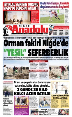 BUGÜNKÜ GAZETEMİZ