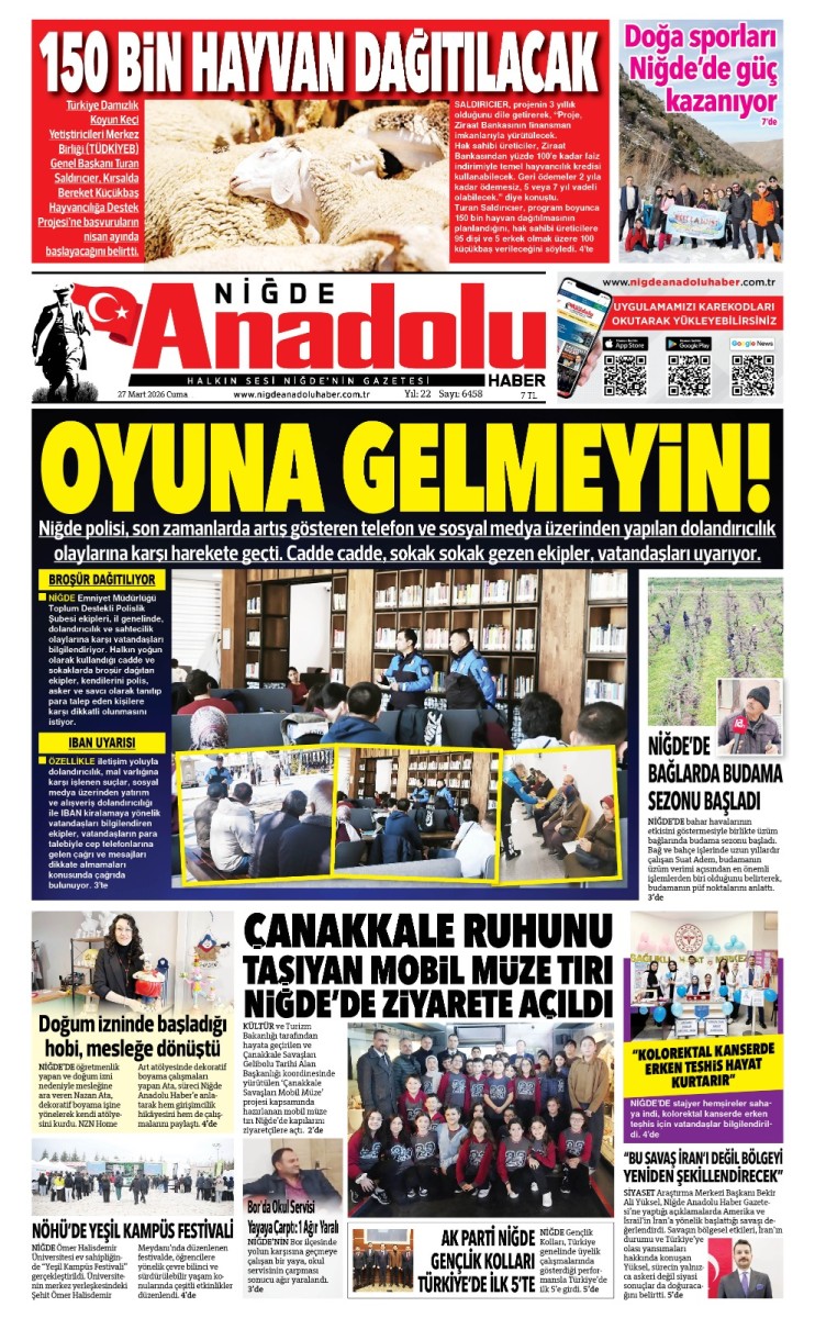  2026-03-27 Gazetesi