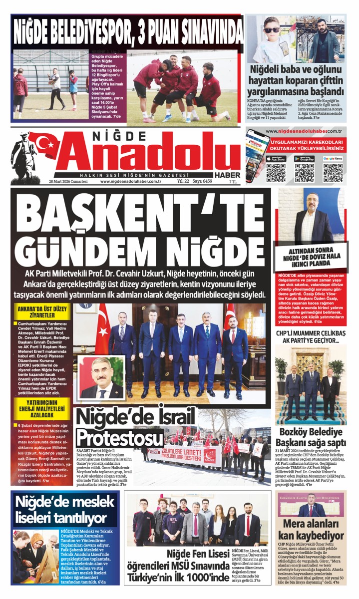  2026-03-28 Gazetesi