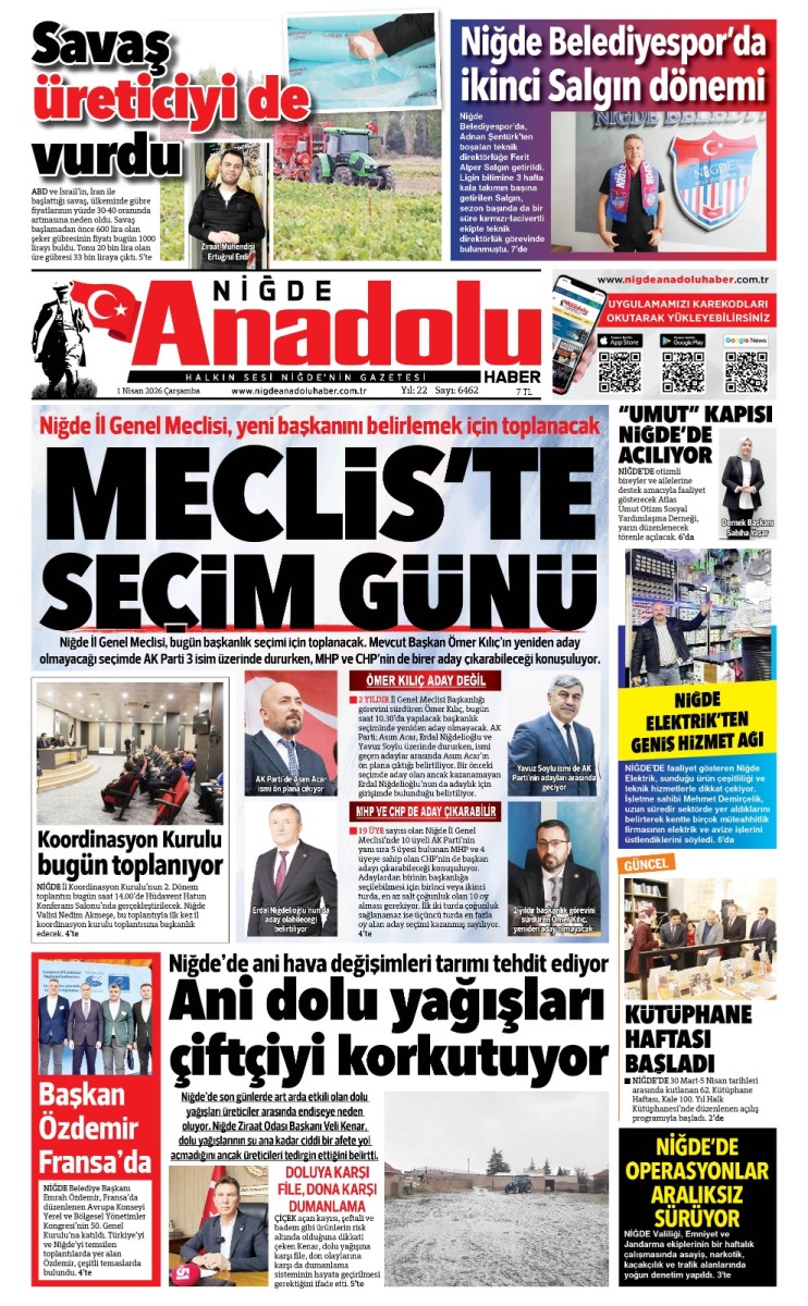  2026-04-01 Gazetesi