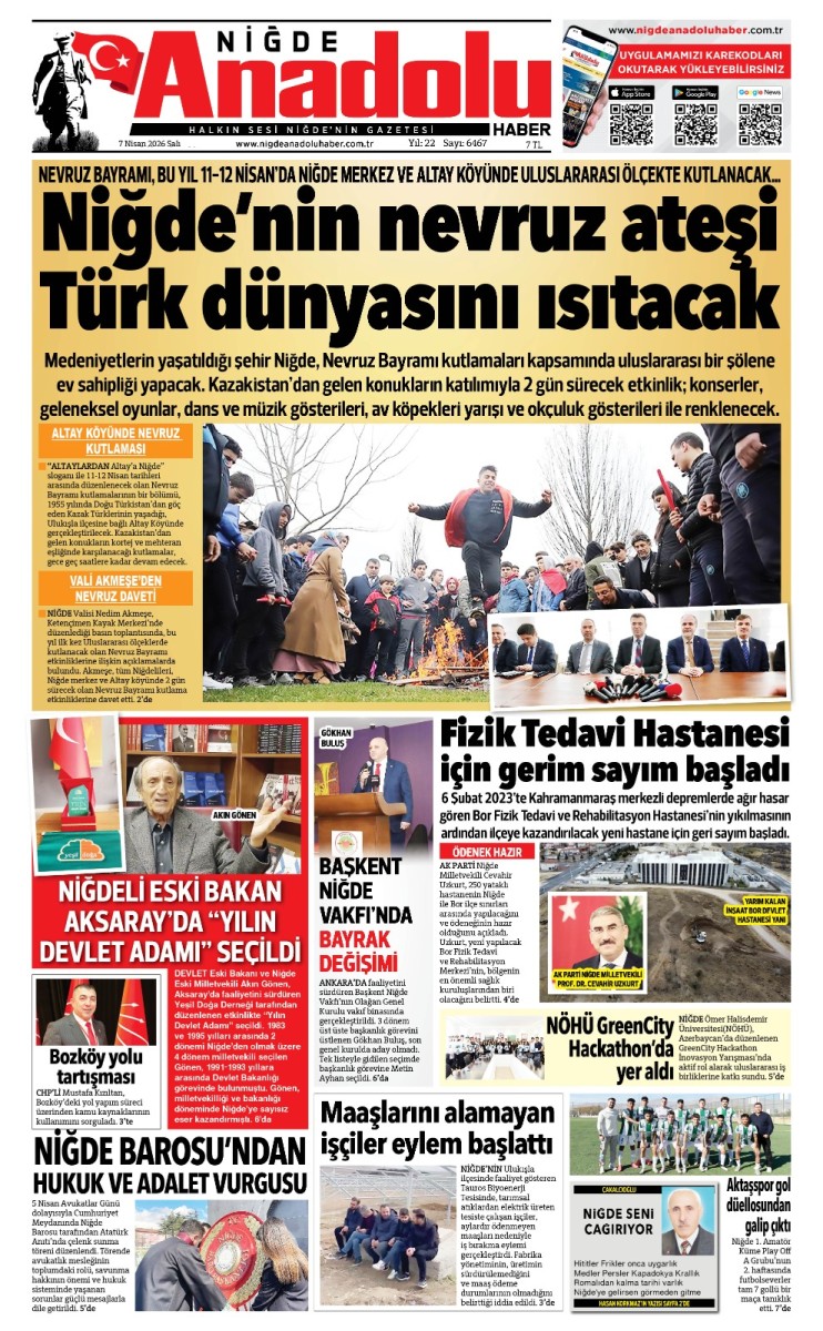  2026-04-07 Gazetesi