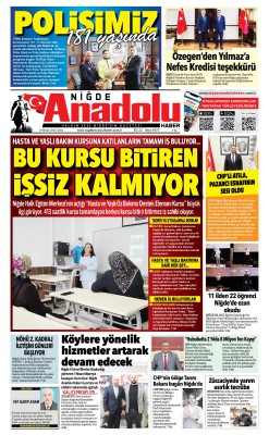 BUGÜNKÜ GAZETEMİZ