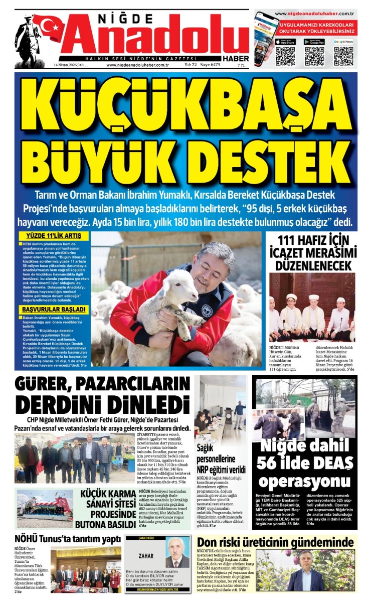  2026-04-14 Gazetesi