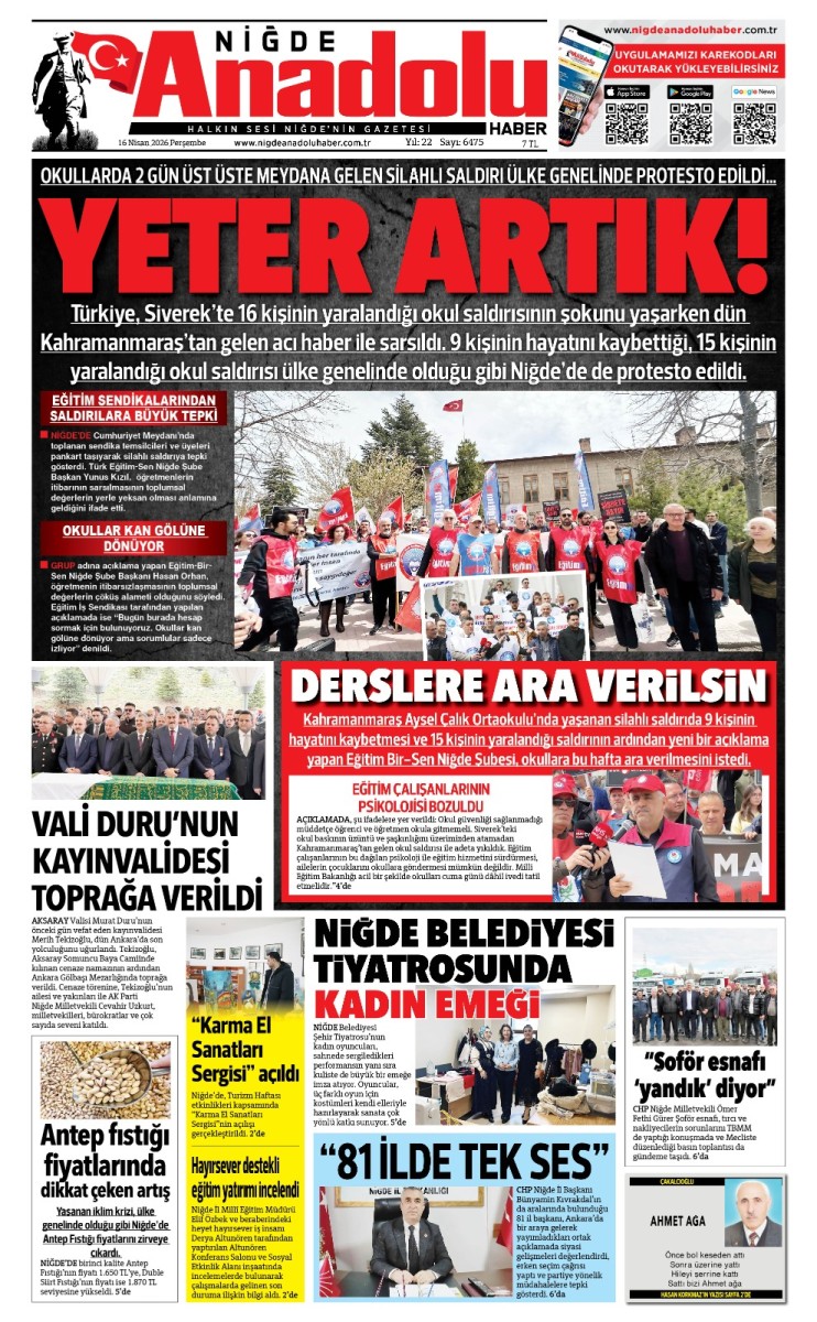  2026-04-16 Gazetesi