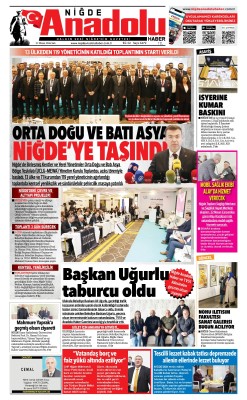 BUGÜNKÜ GAZETEMİZ