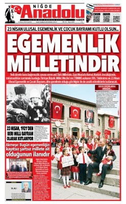 BUGÜNKÜ GAZETEMİZ