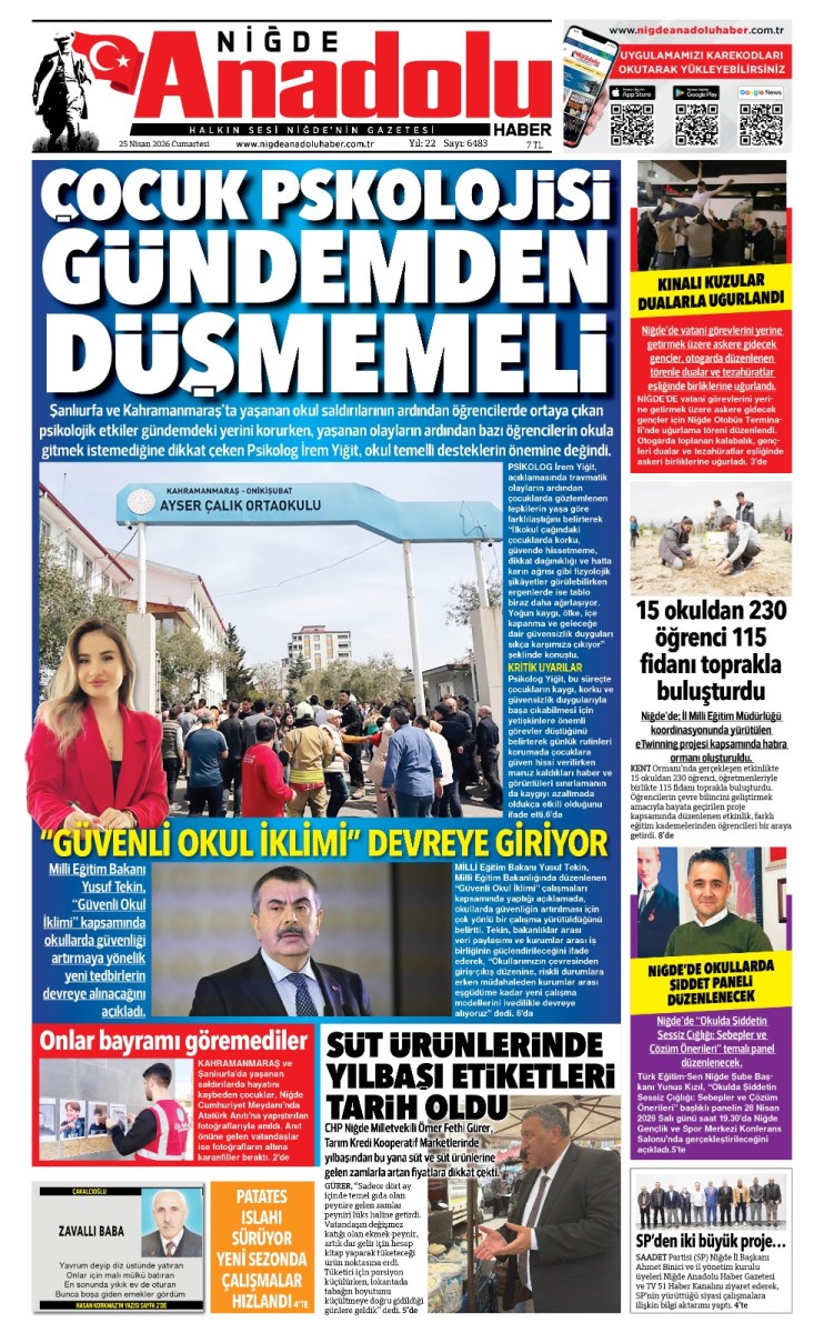  2026-04-25 Gazetesi