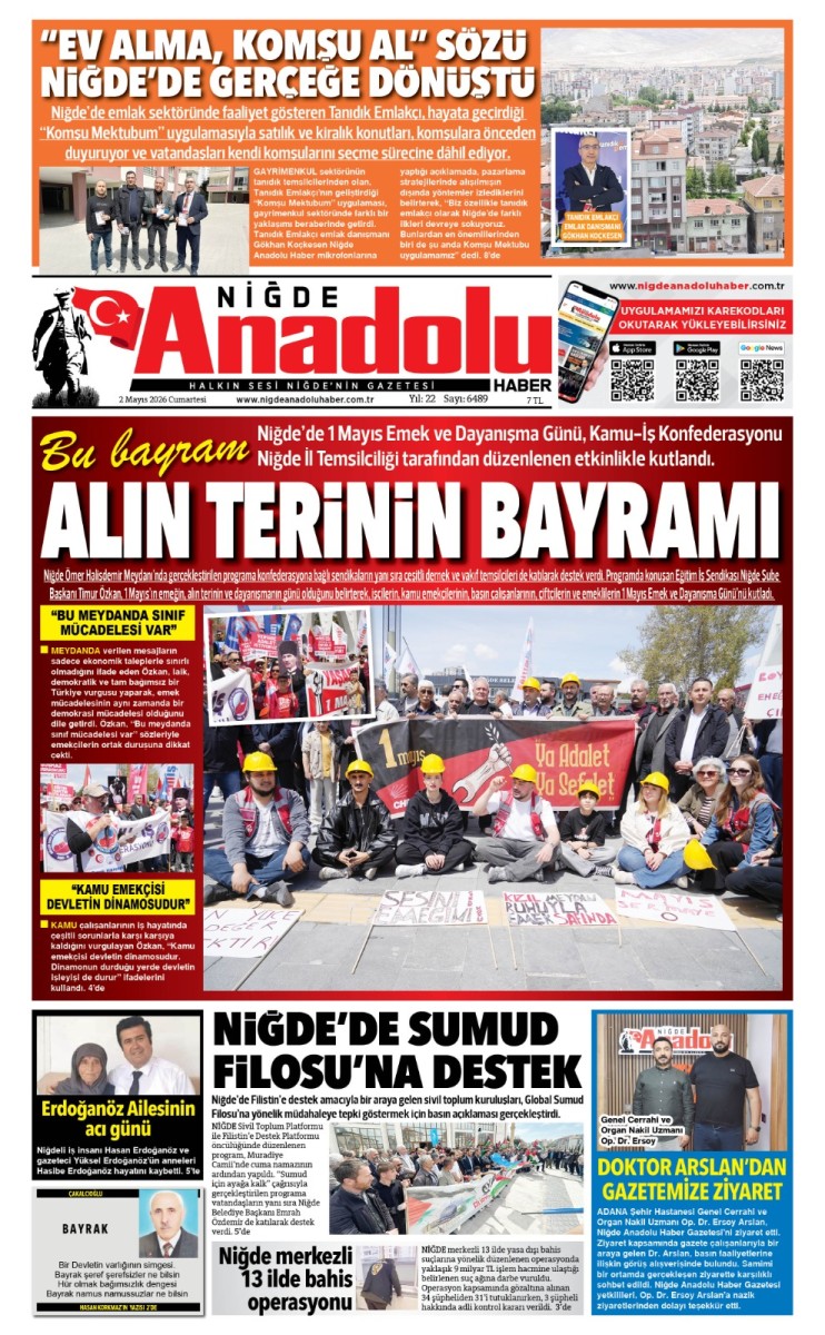  2026-05-02 Gazetesi