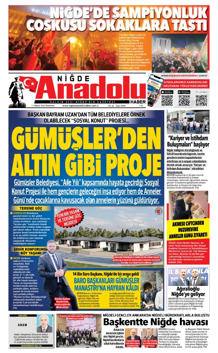  2026-05-11 Gazetesi