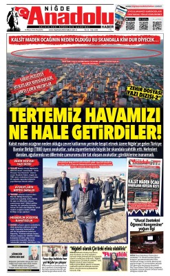 BUGÜNKÜ GAZETEMİZ