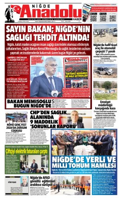 BUGÜNKÜ GAZETEMİZ