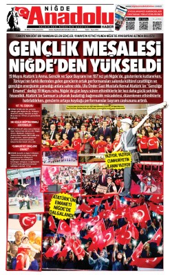 BUGÜNKÜ GAZETEMİZ