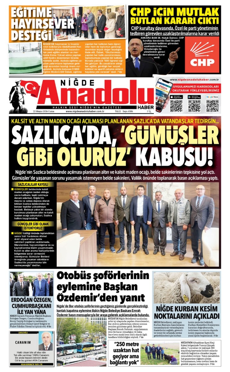  2026-05-22 Gazetesi