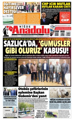 BUGÜNKÜ GAZETEMİZ