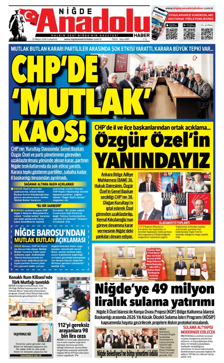  2026-05-23 Gazetesi