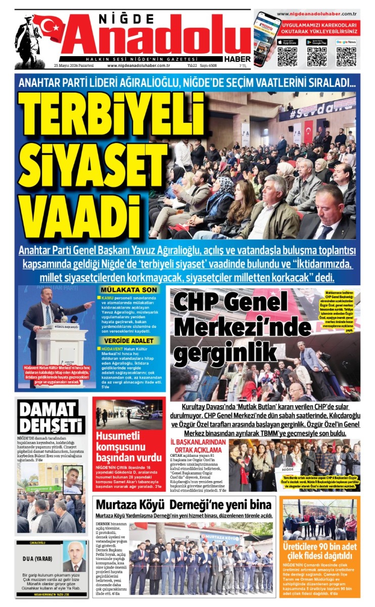  2026-05-25 Gazetesi