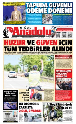 BUGÜNKÜ GAZETEMİZ