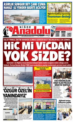 BUGÜNKÜ GAZETEMİZ