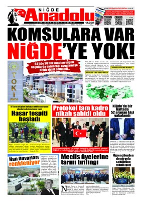 BUGÜNKÜ GAZETEMİZ