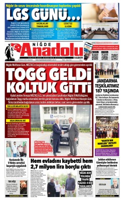 BUGÜNKÜ GAZETEMİZ