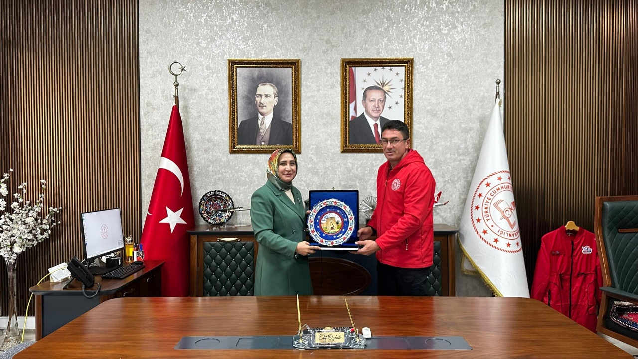 Gençlik ve Spor İl Müdürü Ötgünlü’den Milli Eğitim Müdürü Özbek’e Ziyaret