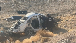 Gümüşler-Çiftlik bağlantı yolunda feci kaza : 2 ölü, 1 ağır yaralı 