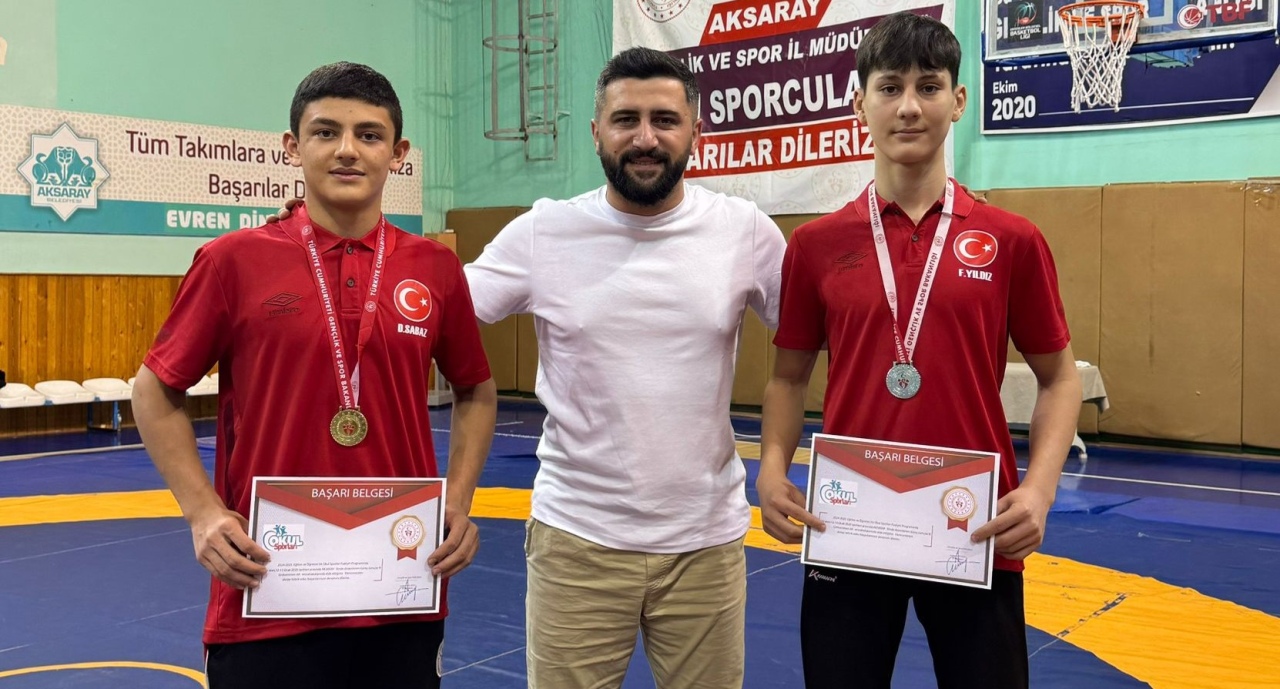 Güreşte büyük başarı!