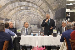 Güvenlik araçlarına destek veren hayırseverlerle buluşuldu