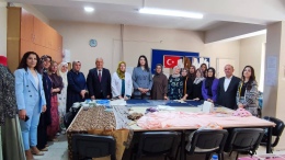 Hacer Akmeşe kursiyerlerle buluştu