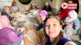 Halaç köyünde yazlık yufka yapımı başladı