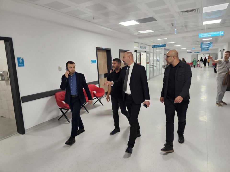 Hastanede temizlik ve hijyen çalışmaları sürüyor