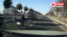 Hem kendi canını hem de diğer sürücülerin canını hiçe saydı
