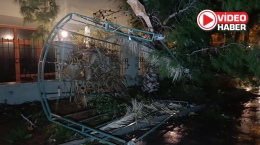 Hortum şehri savaş alanına çevirdi