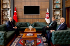 İklim Değişikliği Başkanı Prof. Dr. Halil Hasar’dan Vali Çelik’eziyaret