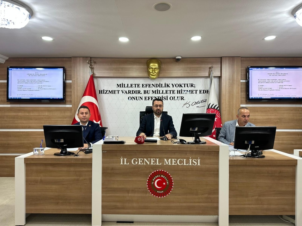 İl Genel Meclisi ağustos ayı son toplantısı yapıldı