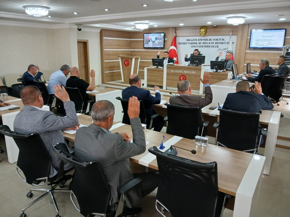 İl Genel Meclisi’nde imar planları oy birliğiyle kabul edildi